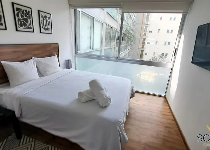 Сasa de vacaciones Super Chic Depto Para 5 Enfrente De Patio De Santa Fe México DF